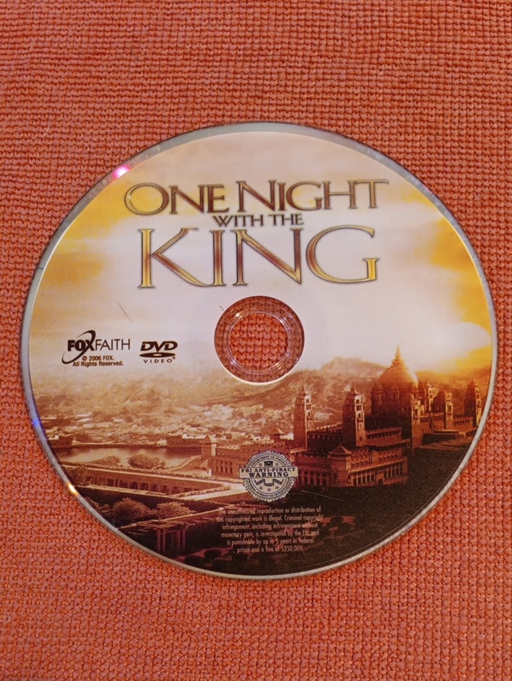 3/$12 One Night with the King DVD *NO CASE*